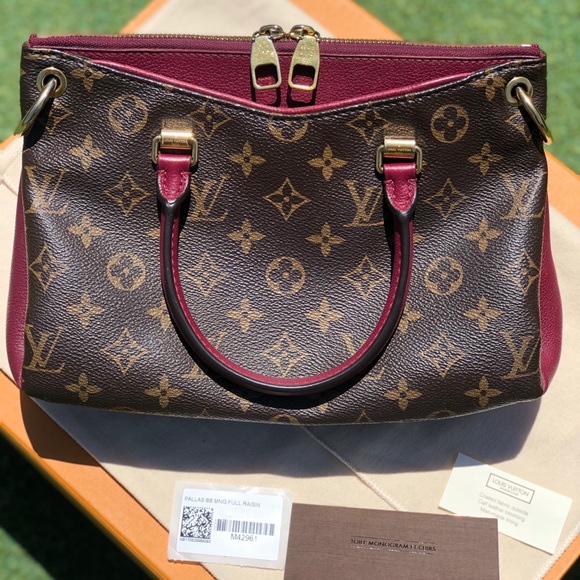 Louis Vuitton Handbags - LV Pallas BB Monogram in Full Raisin Crossbody
